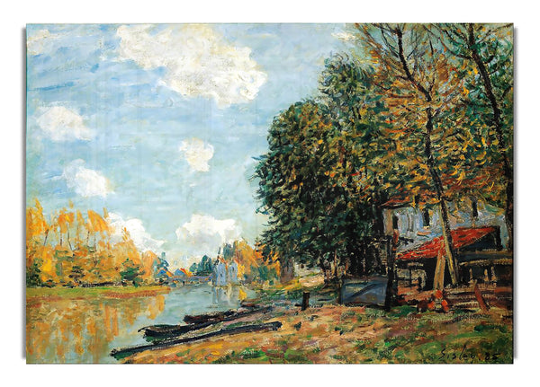 Alfred Sisley   Moret On The Banks Of The River Loing