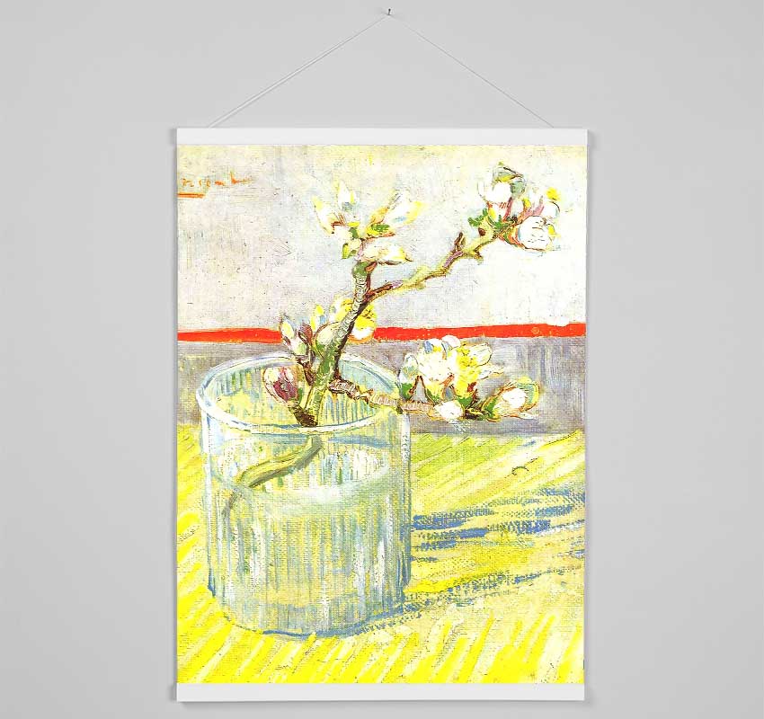 Van Gogh Almond Blossom Branch Hanging Poster - Wallart-Direct UK