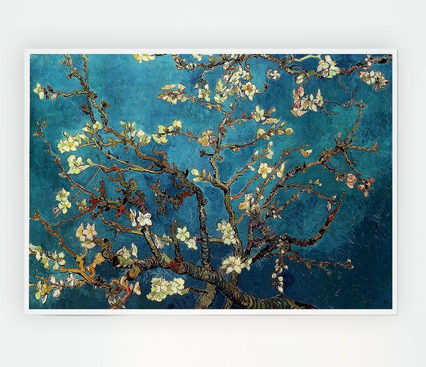 Van Gogh Almond Branches Print Poster Wall Art