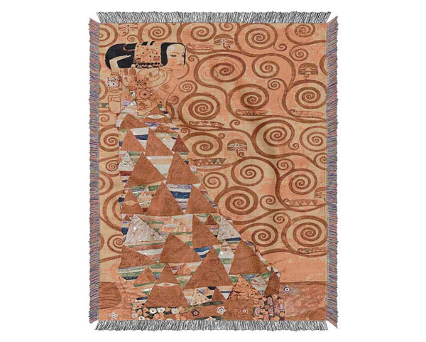 Klimt Anticipation Woven Blanket