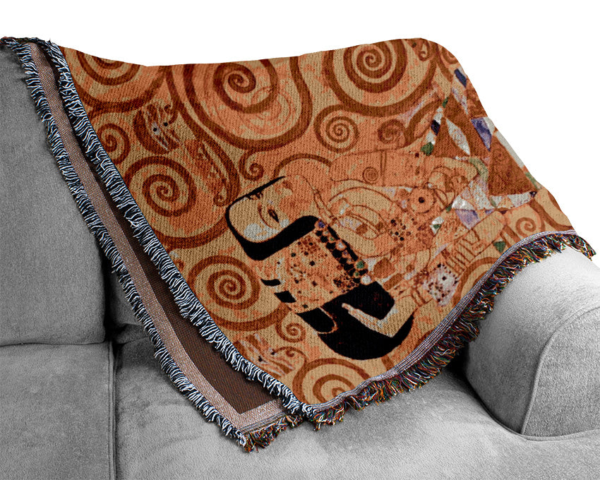 Klimt Anticipation Woven Blanket