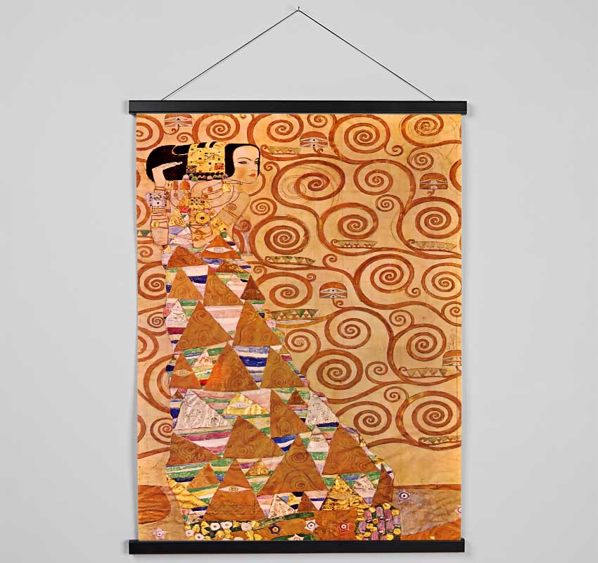 Klimt Anticipation Hanging Poster - Wallart-Direct UK