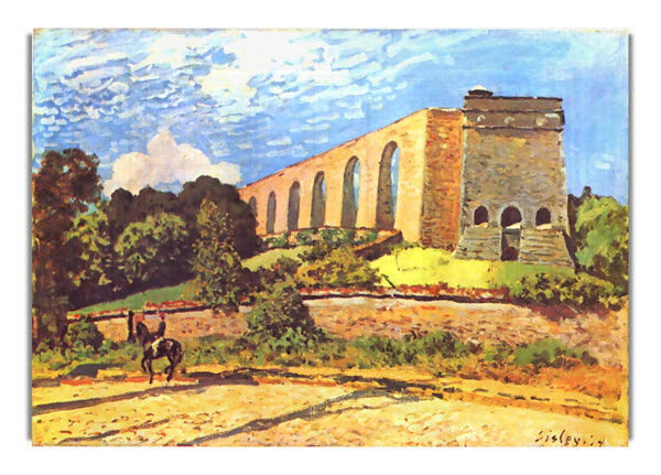 Aqueduct In Port Marly By Sisley