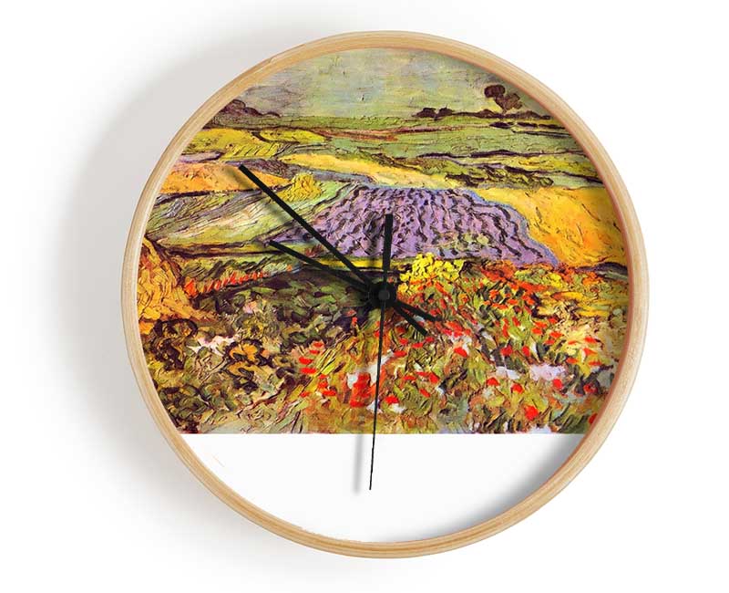 Van Gogh At Auvers Clock - Wallart-Direct UK