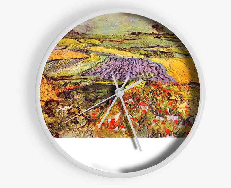 Van Gogh At Auvers Clock - Wallart-Direct UK