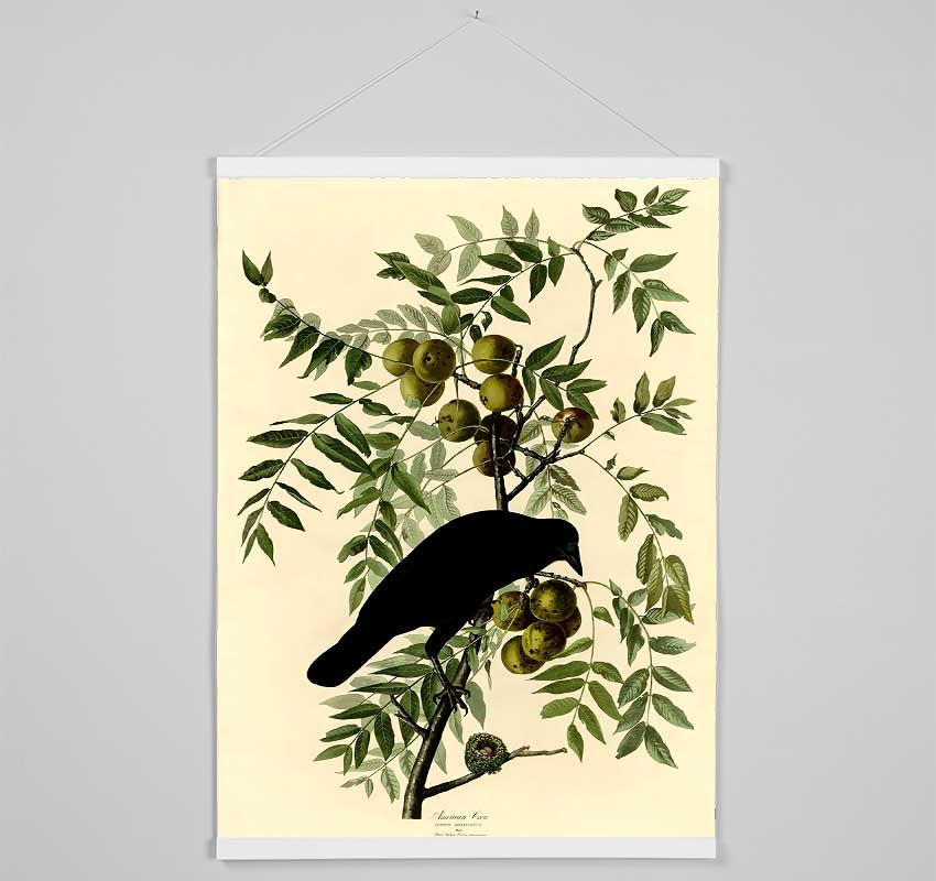 Audubon American Crow Plate 156 Hanging Poster - Wallart-Direct UK