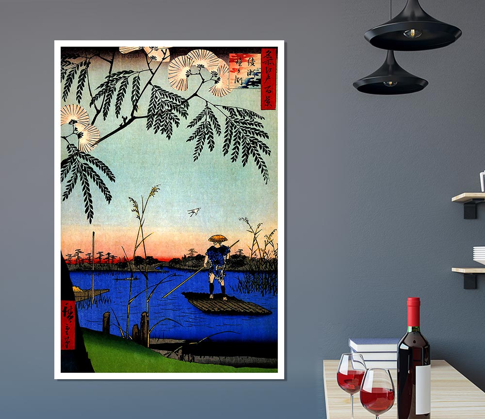 Hiroshige Ayase River Print Poster Wall Art