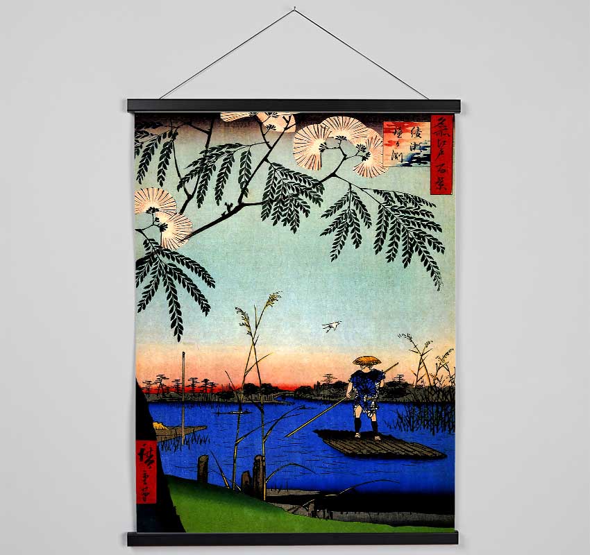 Hiroshige Ayase River Hanging Poster - Wallart-Direct UK