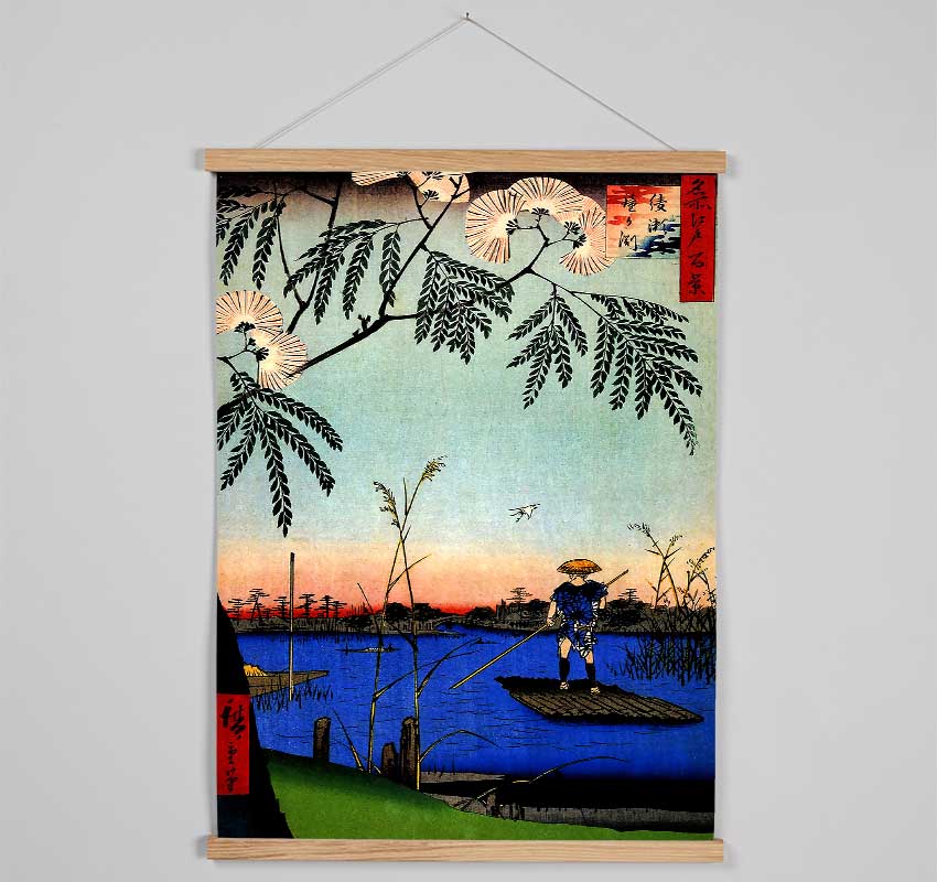 Hiroshige Ayase River Hanging Poster - Wallart-Direct UK