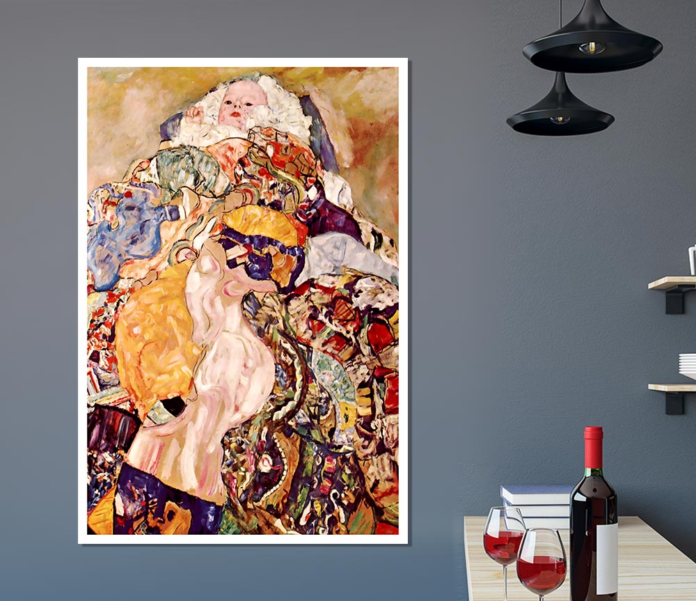 Klimt Baby Print Poster Wall Art