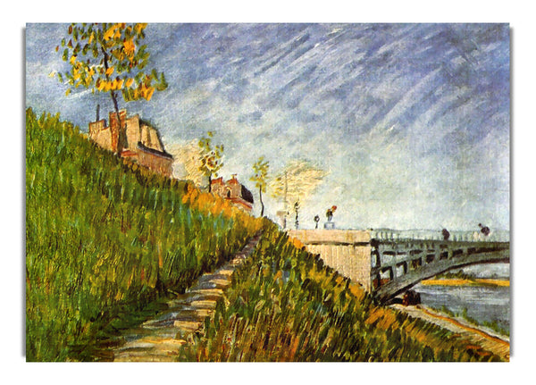 Banks Of The Seine With Pont De Clichy By Van Gogh