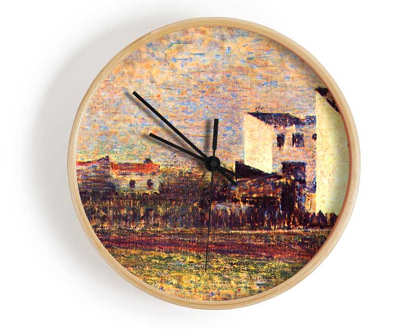 Seurat Banlieue Clock - Wallart-Direct UK