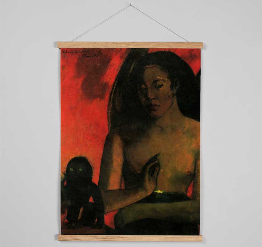 Gauguin Barbaras Hanging Poster - Wallart-Direct UK