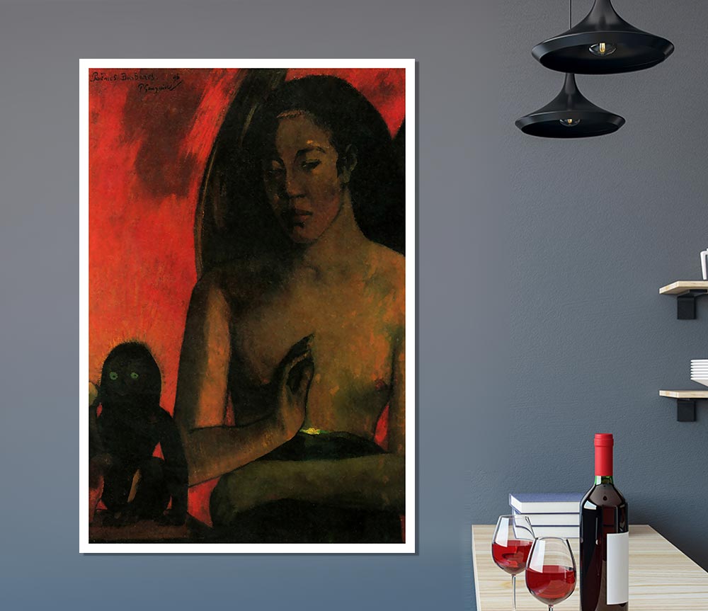 Gauguin Barbaras Print Poster Wall Art