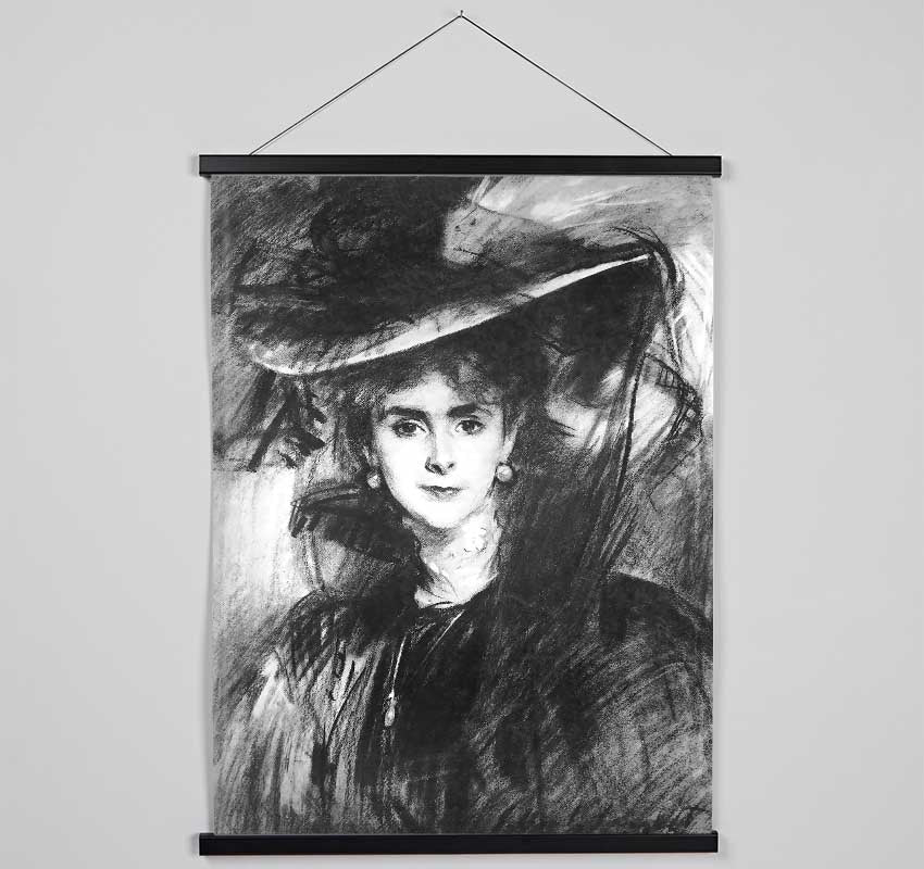 John Singer Sargent Baroness De Meyer Hanging Poster - Wallart-Direct UK