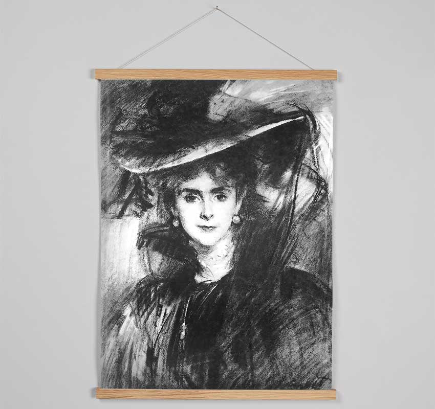 John Singer Sargent Baroness De Meyer Hanging Poster - Wallart-Direct UK