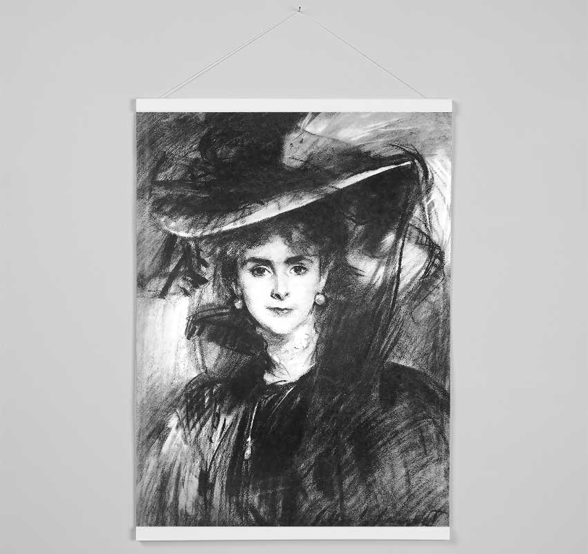 John Singer Sargent Baroness De Meyer Hanging Poster - Wallart-Direct UK