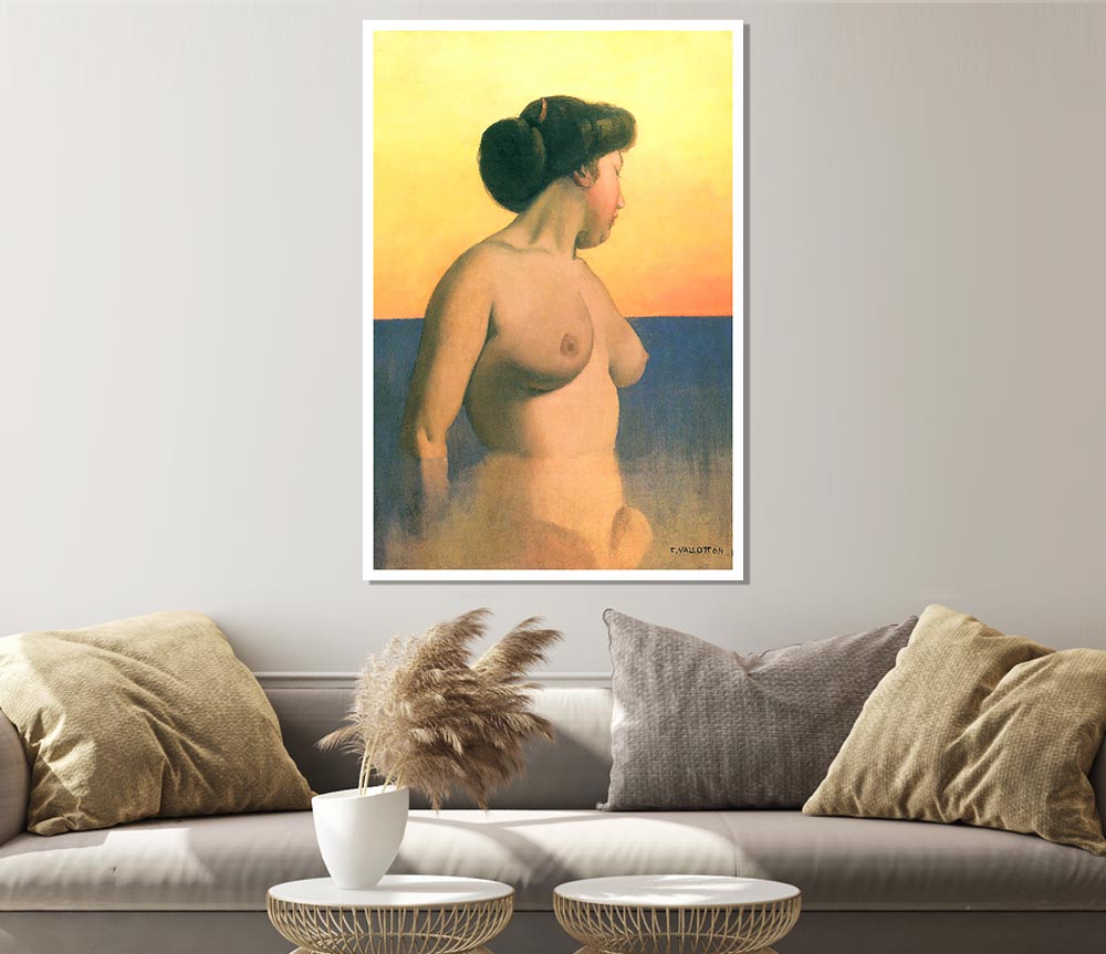 Felix Vallotton Bathing 2 Print Poster Wall Art