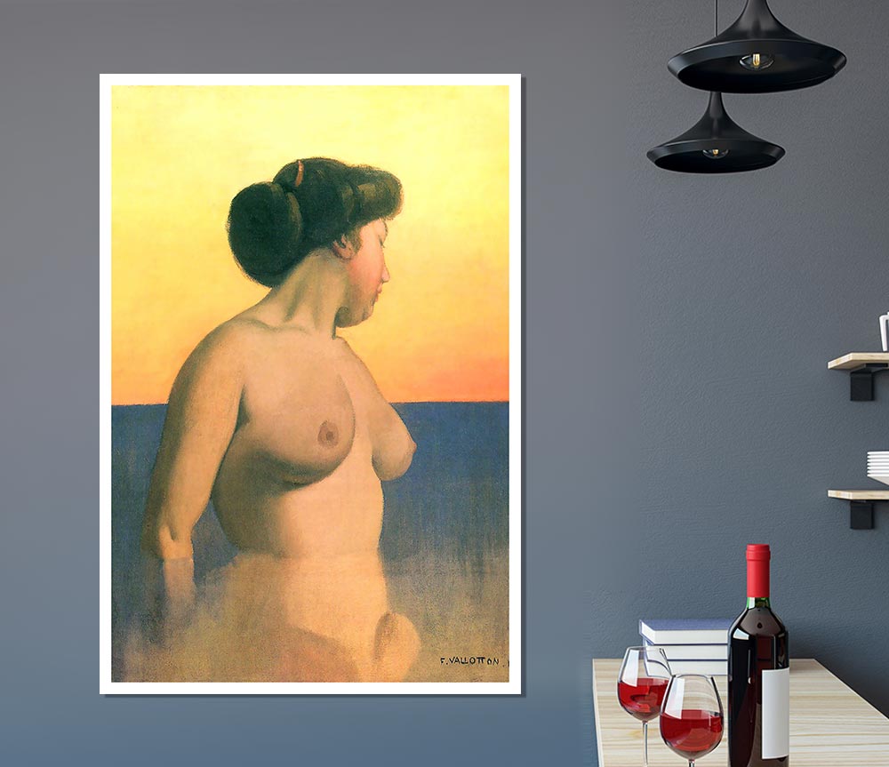 Felix Vallotton Bathing 2 Print Poster Wall Art