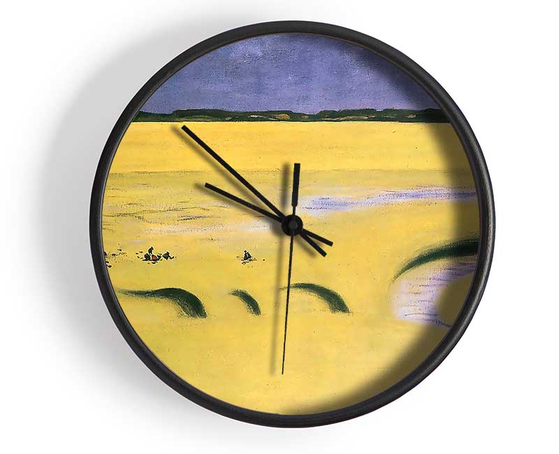 Felix Vallotton Beach At Low Tide Clock - Wallart-Direct UK