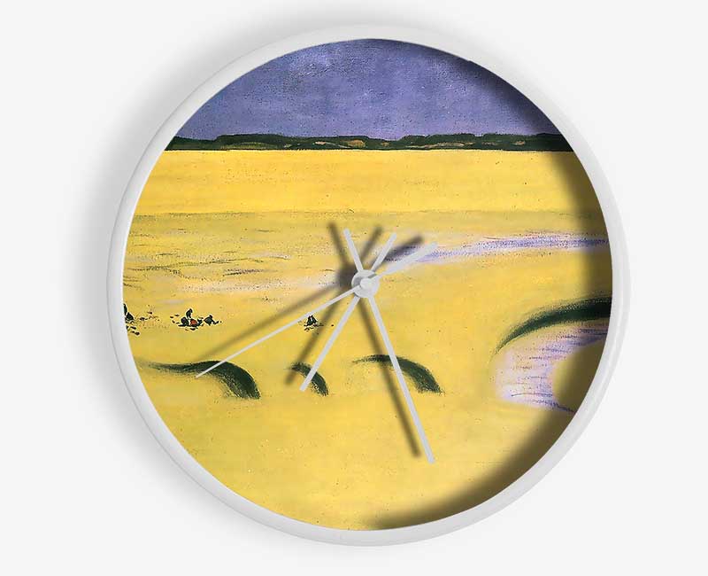 Felix Vallotton Beach At Low Tide Clock - Wallart-Direct UK