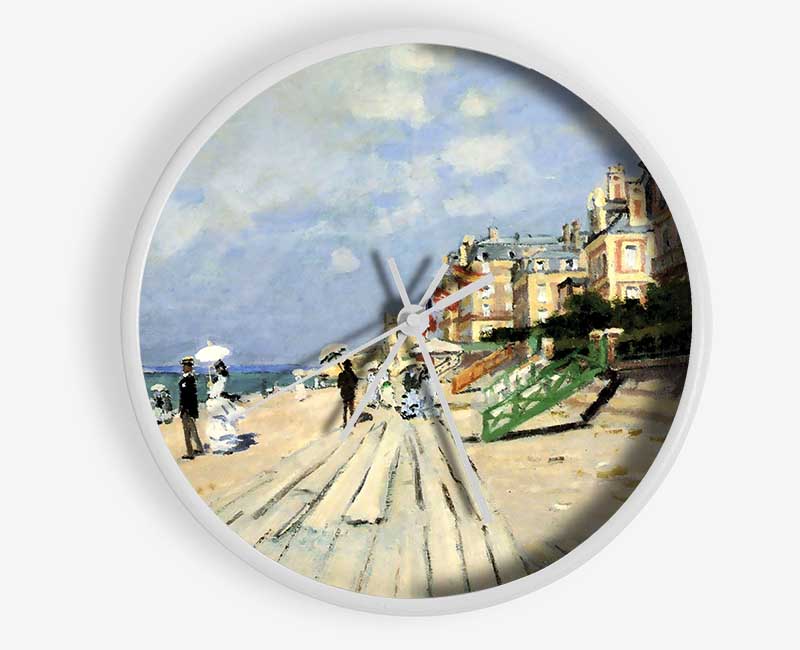 Monet Beach At Trouville Clock - Wallart-Direct UK