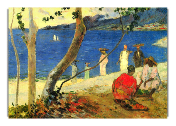 Beach Scene By Gauguin