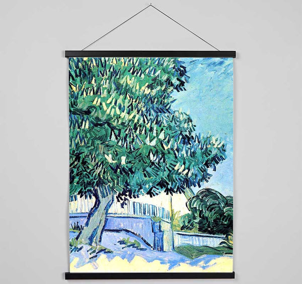 Van Gogh Blossoming Chestnut Tree 2 Hanging Poster - Wallart-Direct UK