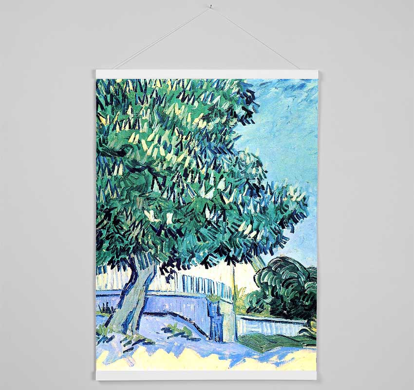 Van Gogh Blossoming Chestnut Tree 2 Hanging Poster - Wallart-Direct UK