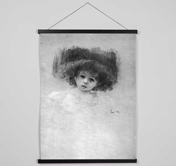 Klimt Breast Image Of A Child Hanging Poster - Wallart-Direct UK