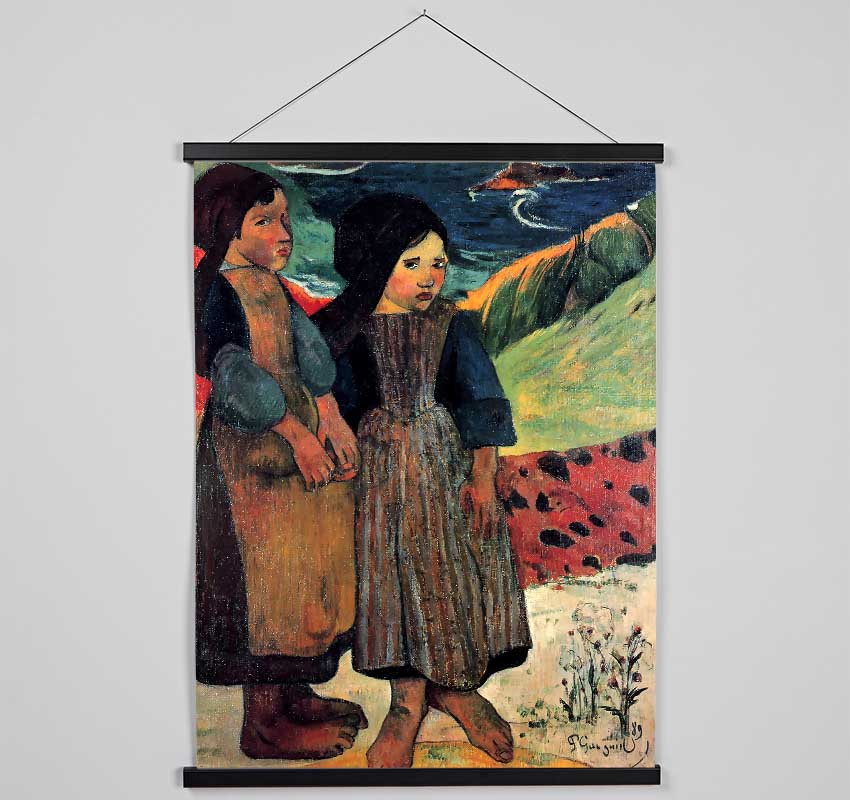 Gauguin Breton Near Sea Hanging Poster - Wallart-Direct UK