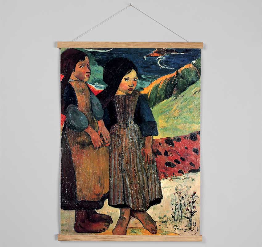 Gauguin Breton Near Sea Hanging Poster - Wallart-Direct UK