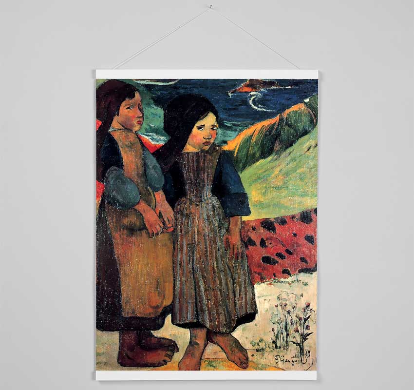 Gauguin Breton Near Sea Hanging Poster - Wallart-Direct UK