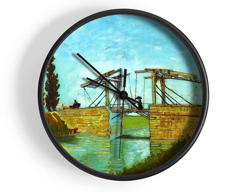 Van Gogh Bridge At Arles Clock - Wallart-Direct UK