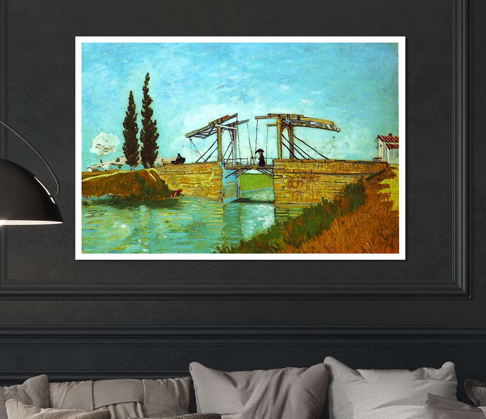 Van Gogh Bridge At Arles Print Poster Wall Art