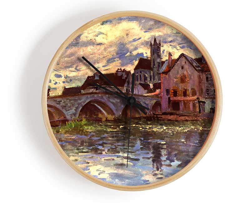 Sisley Bridge Of Moret Clock - Wallart-Direct UK