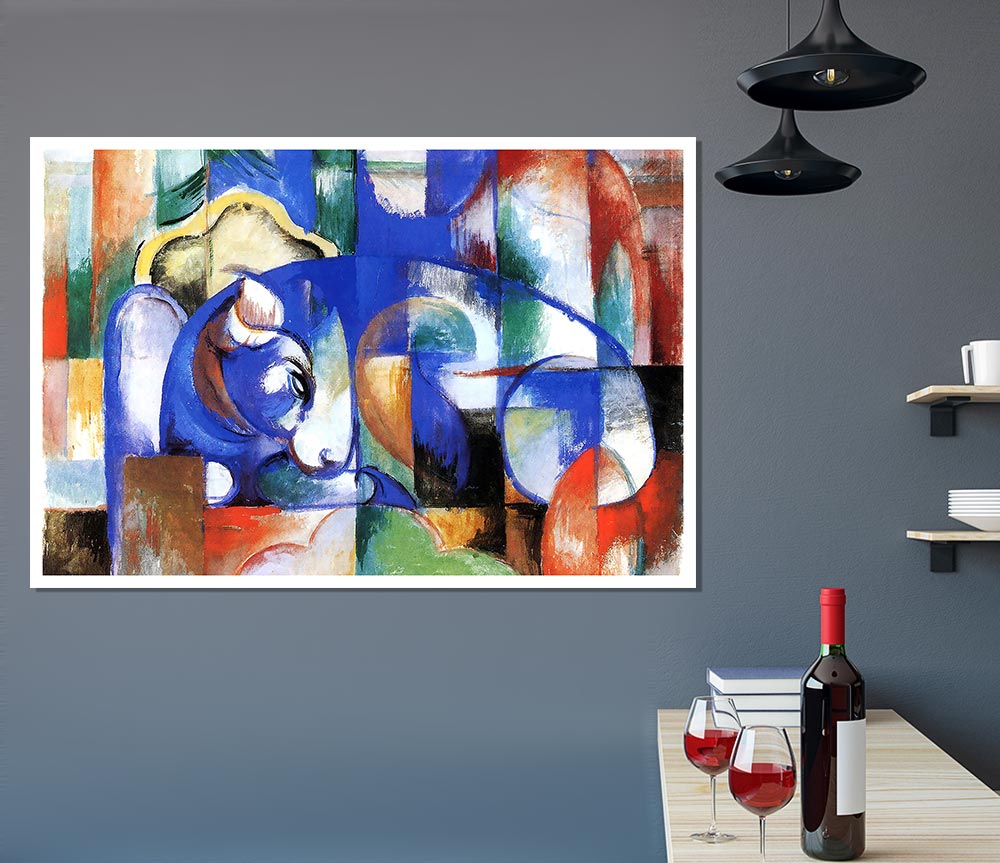 Franz Marc Bull Print Poster Wall Art