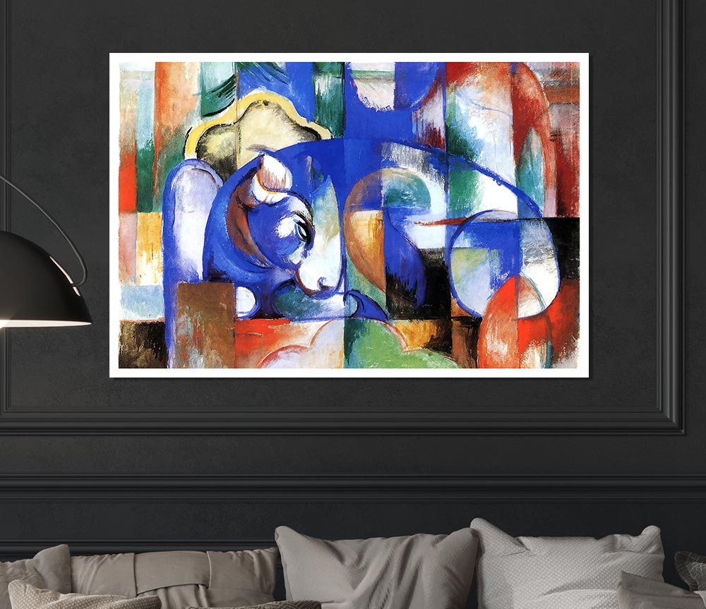 Franz Marc Bull Print Poster Wall Art