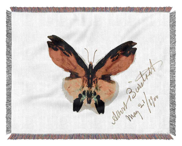 Bierstadt Butterfly 2 Woven Blanket