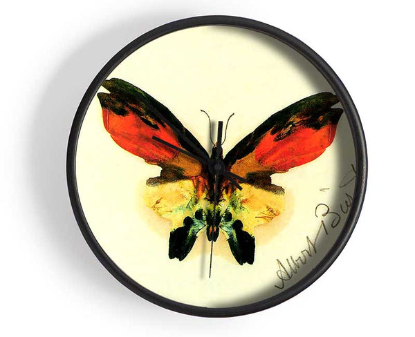 Bierstadt Butterfly 2 Clock - Wallart-Direct UK