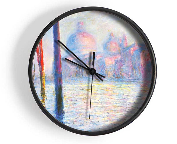 Monet Canal Grand Clock - Wallart-Direct UK