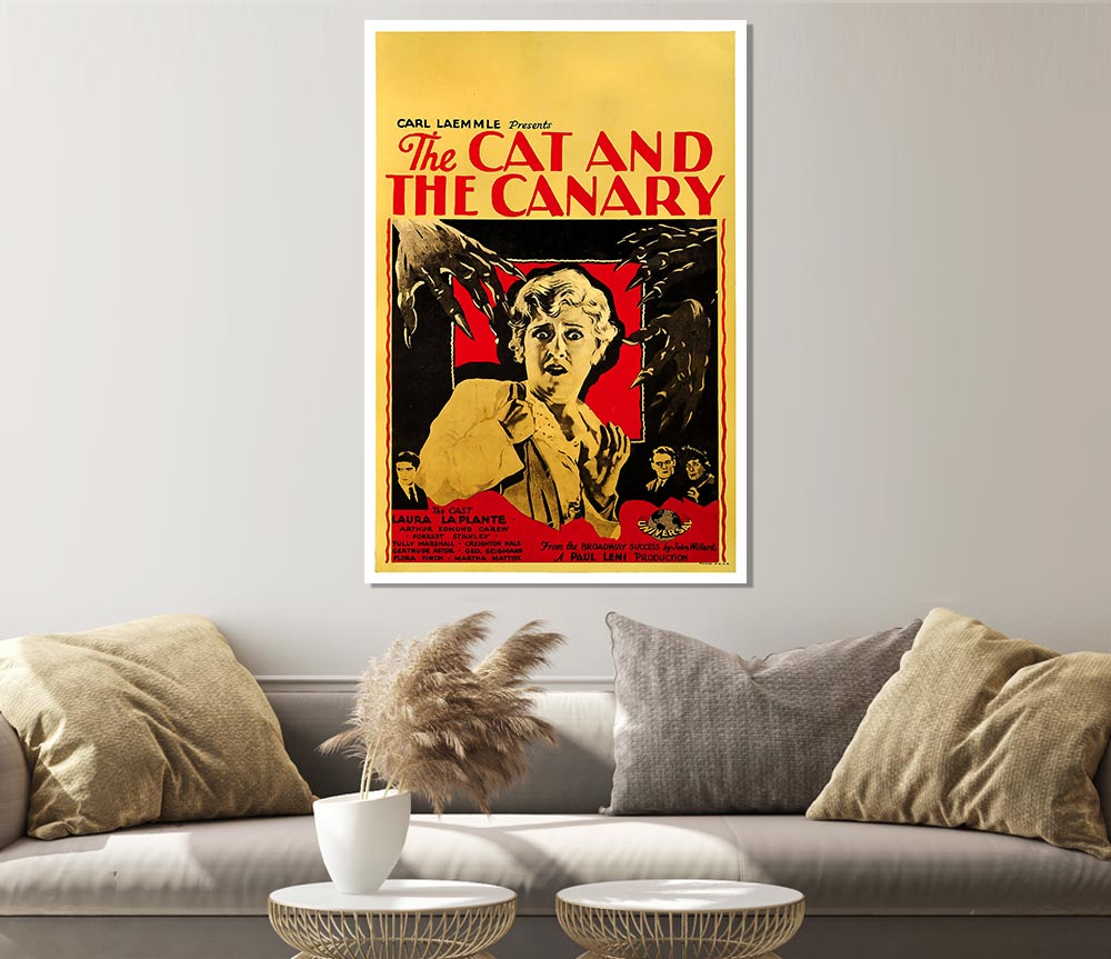 Cat And Canary 1927 Poster Print Poster Wall Art