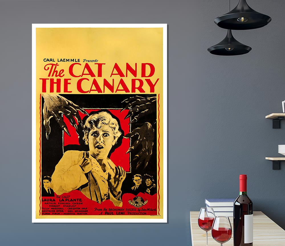 Cat And Canary 1927 Poster Print Poster Wall Art