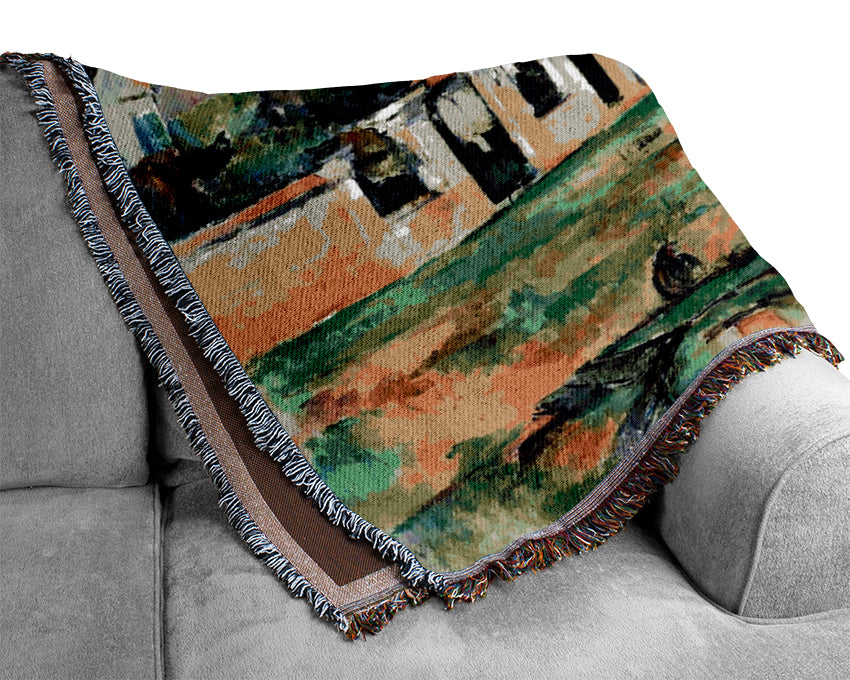 Cezanne Banks Of The Marne Woven Blanket