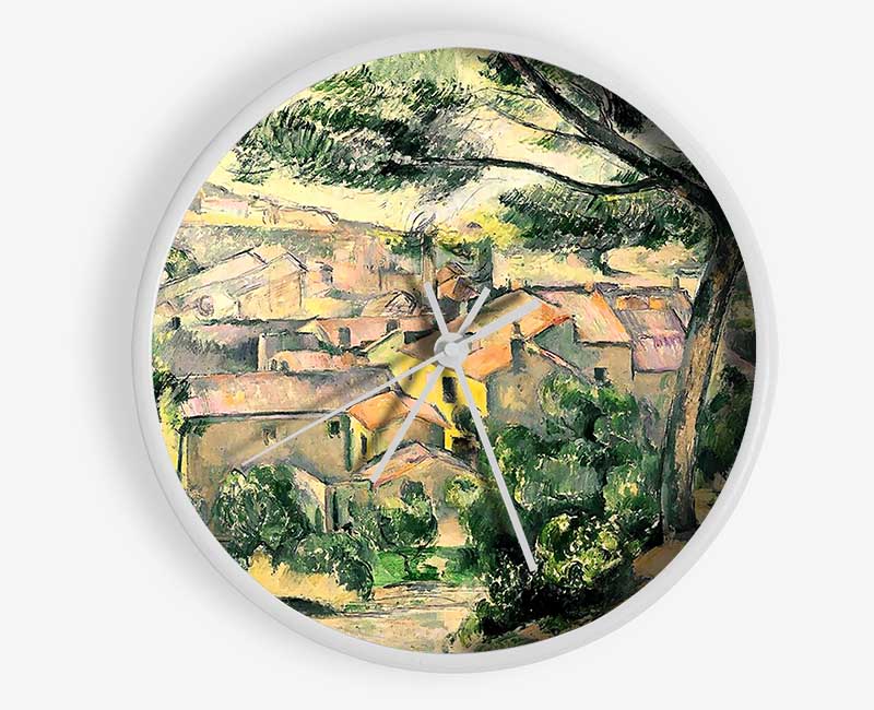 Cezanne Lestaque Against The Sunlight Clock - Wallart-Direct UK