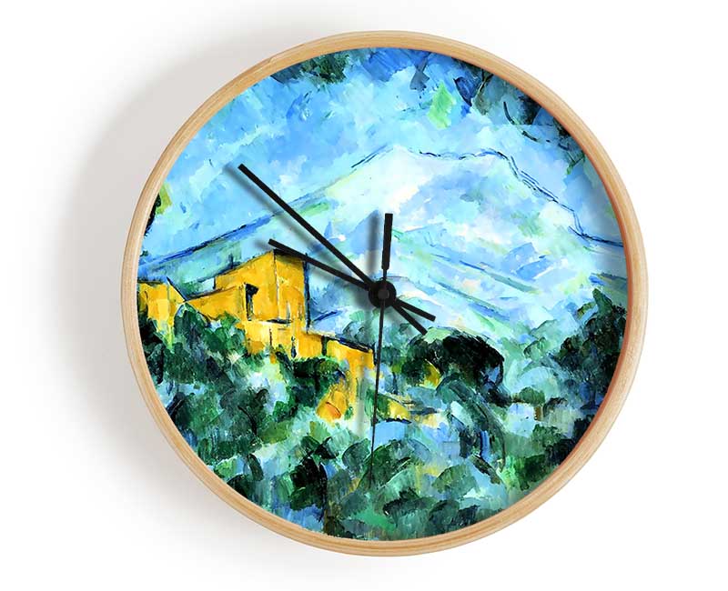 Cezanne Mont Sainte-Victoire And Chateau Noir Clock - Wallart-Direct UK