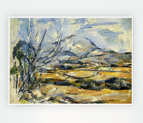 Cezanne Montagne Sainte Victoire Print Poster Wall Art