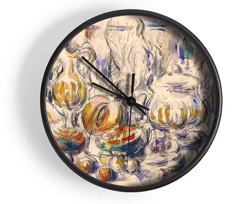 Cezanne Pot And Soup Tureen Clock - Wallart-Direct UK