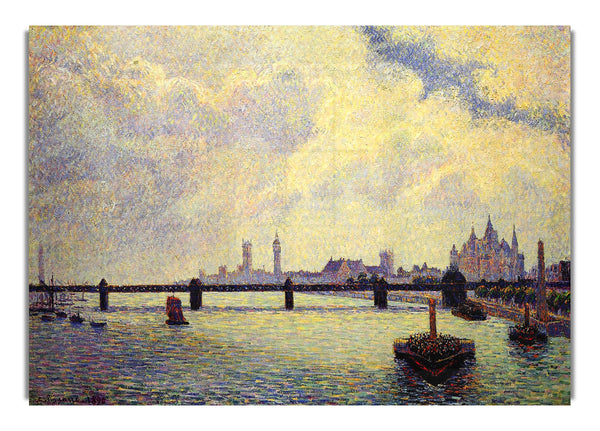 Charing Cross Bridge, London By Pissarro