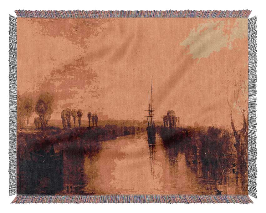 Joseph Mallord Turner Chichester Canal Woven Blanket